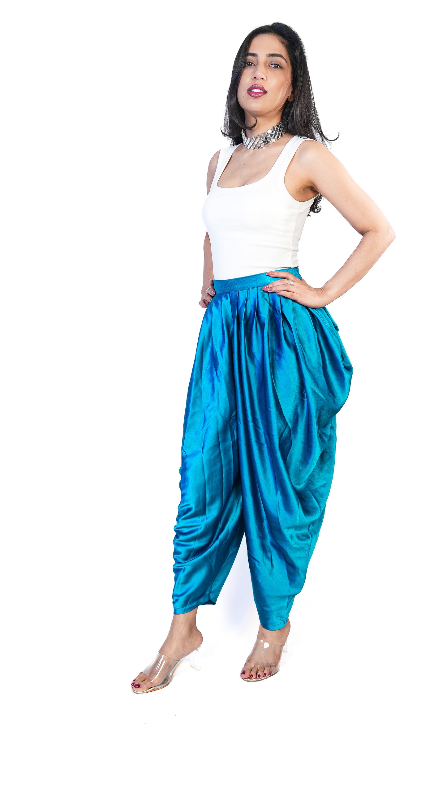 Maja Dhoti Electric Blue Dhoti Pant