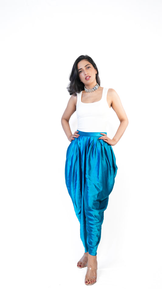Maja Dhoti Electric Blue Dhoti Pant