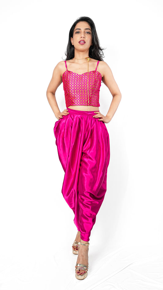 Frisia Pink Crop Top