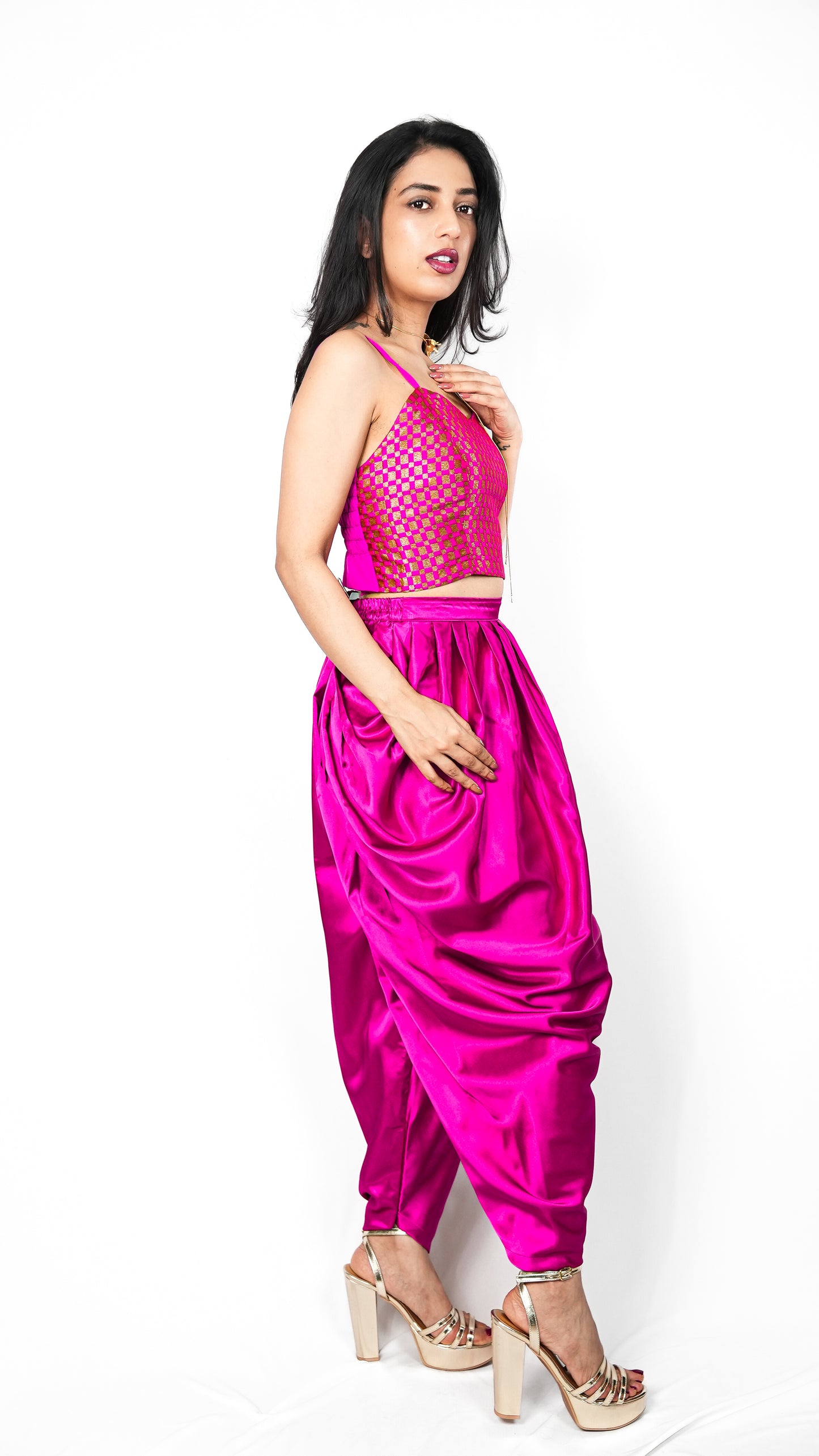 Frisia Pink Crop Top