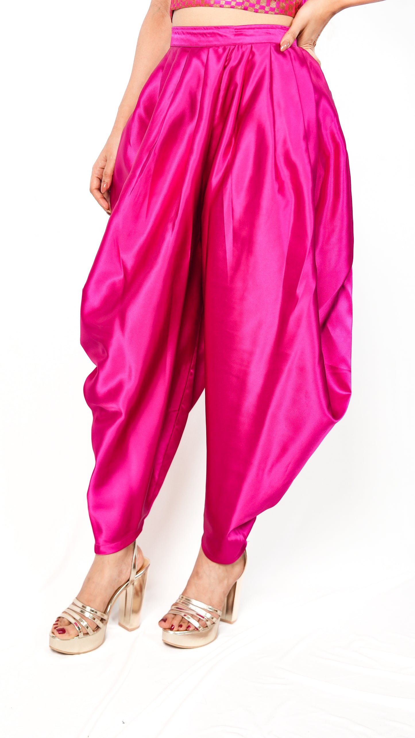 Maja Dhoti Hot Pink Dhoti Pant