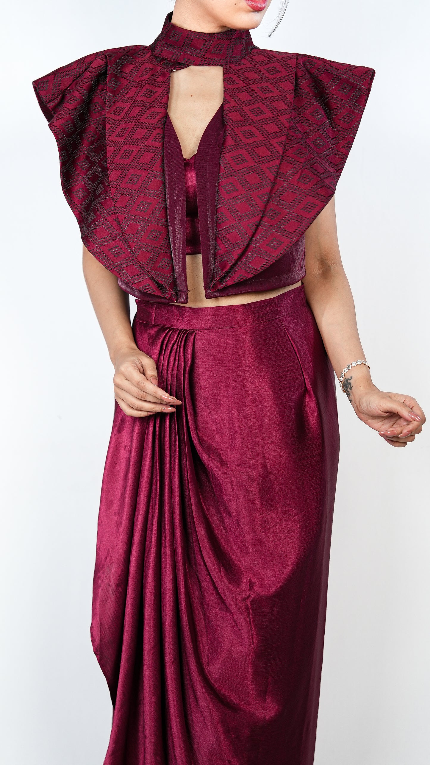 Tajore Maroon Jacket