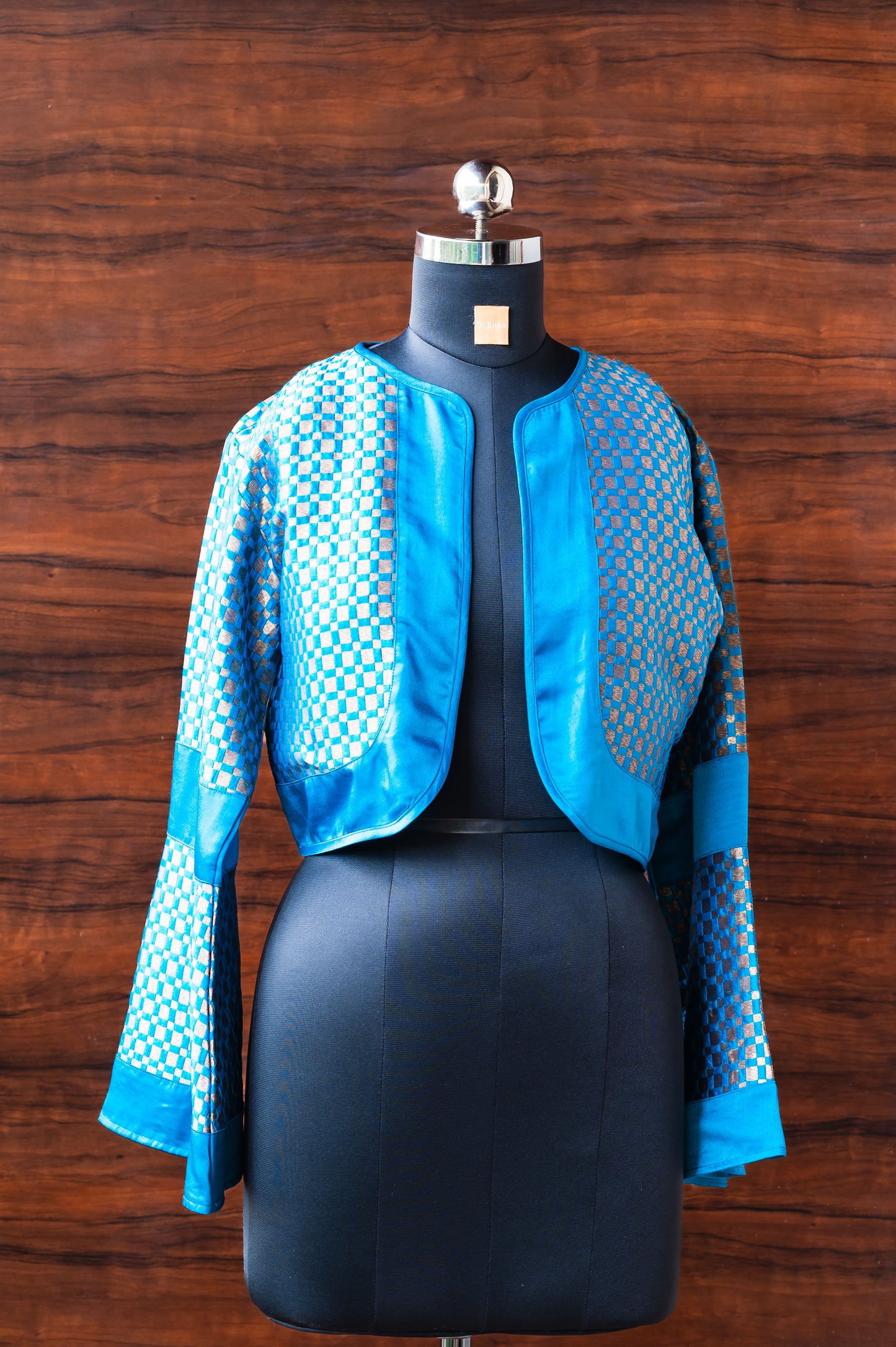 Frisia Chequered Blue Jacket