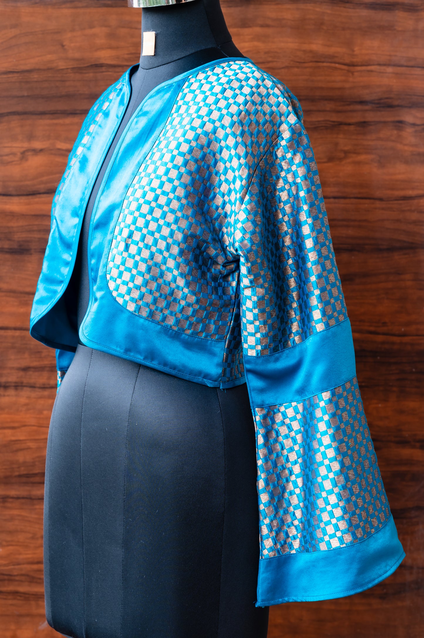 Frisia Chequered Blue Jacket