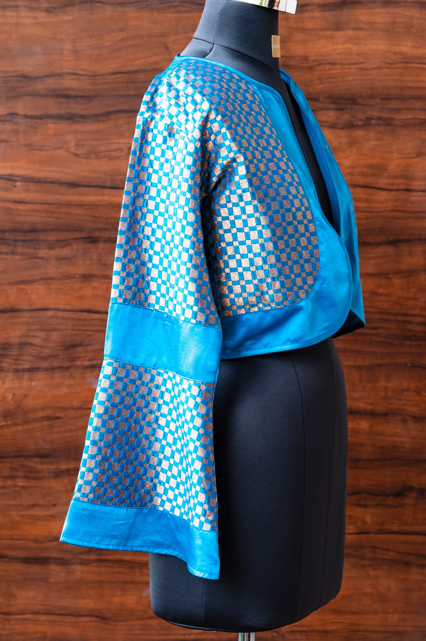 Frisia Chequered Blue Jacket