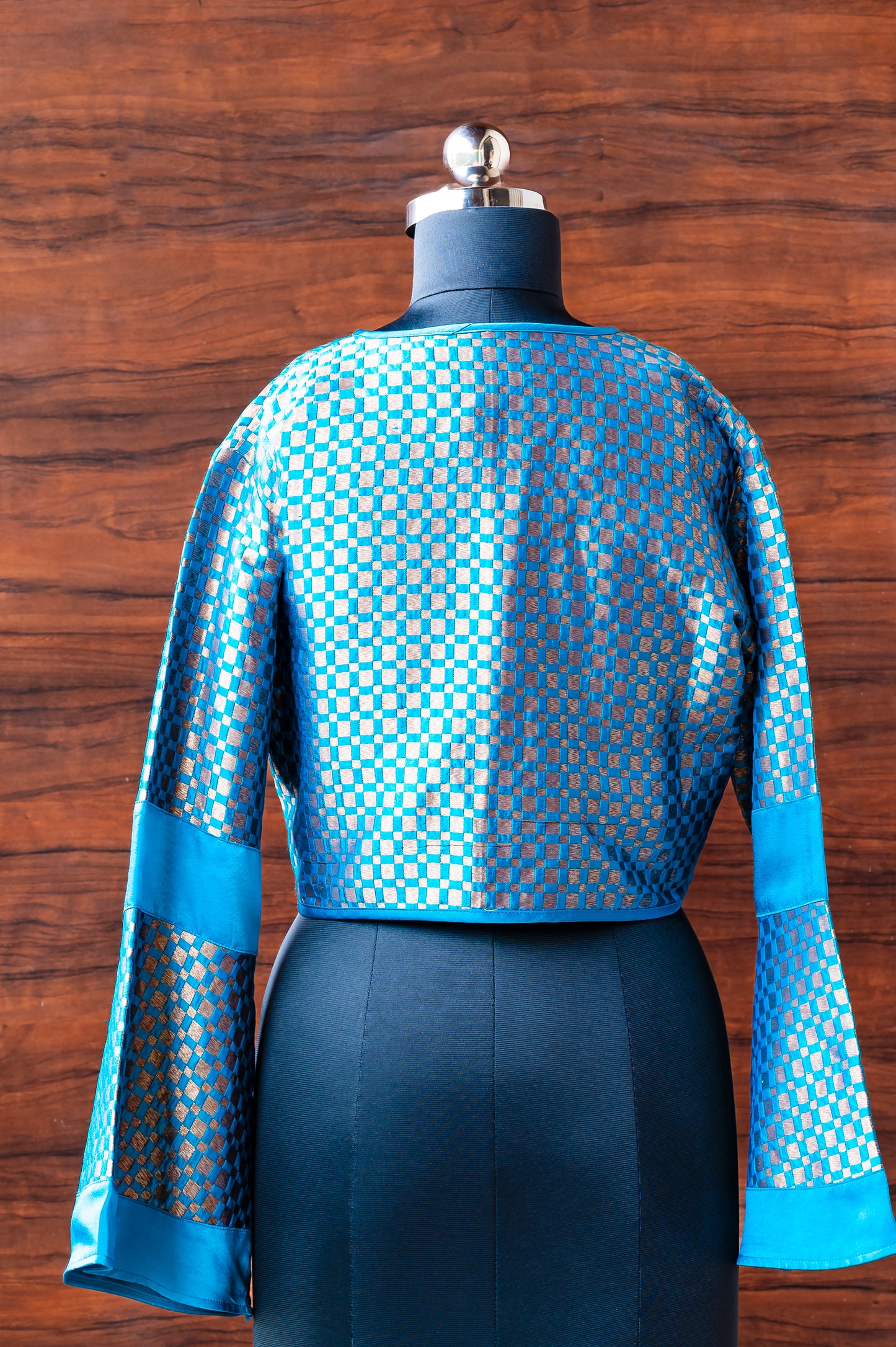 Frisia Chequered Blue Jacket