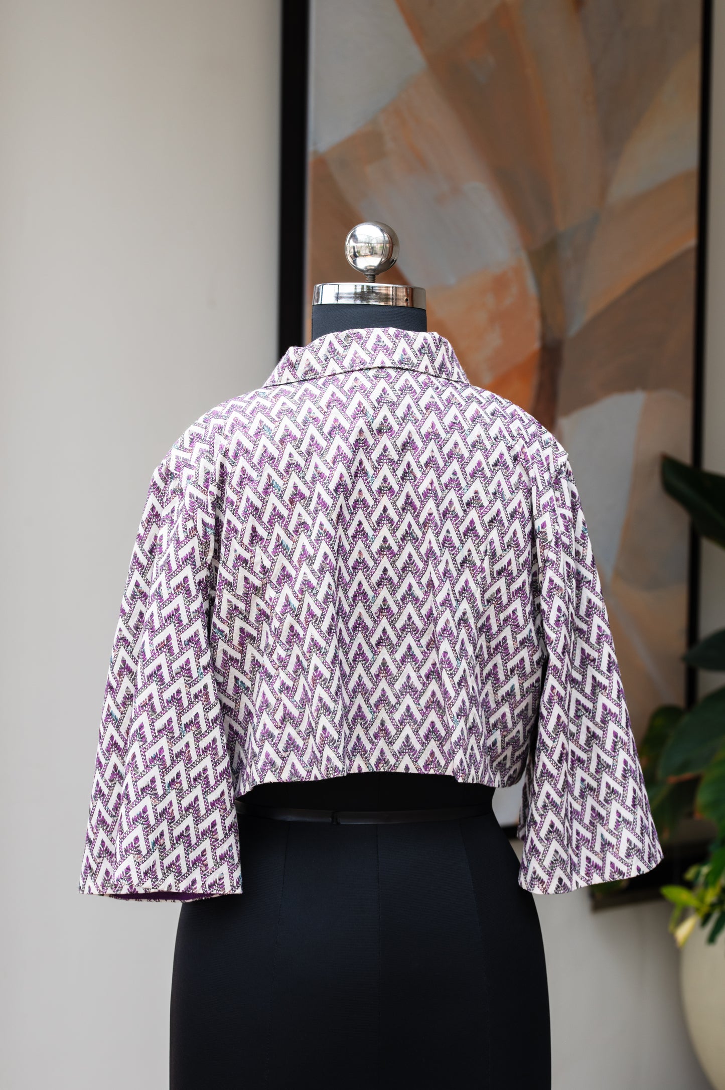 Cavà Purple & Cream Jacket