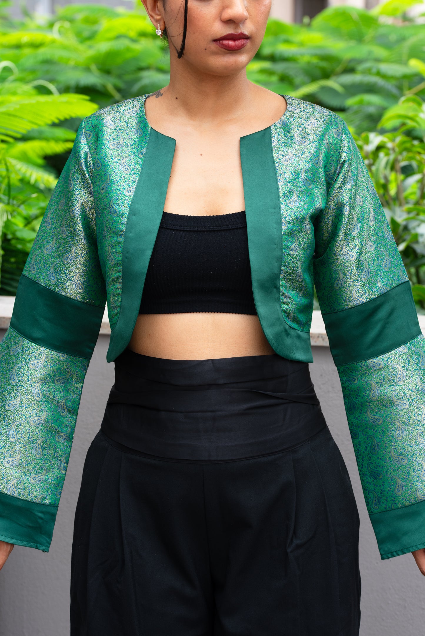 Flared Sleeve Jacket