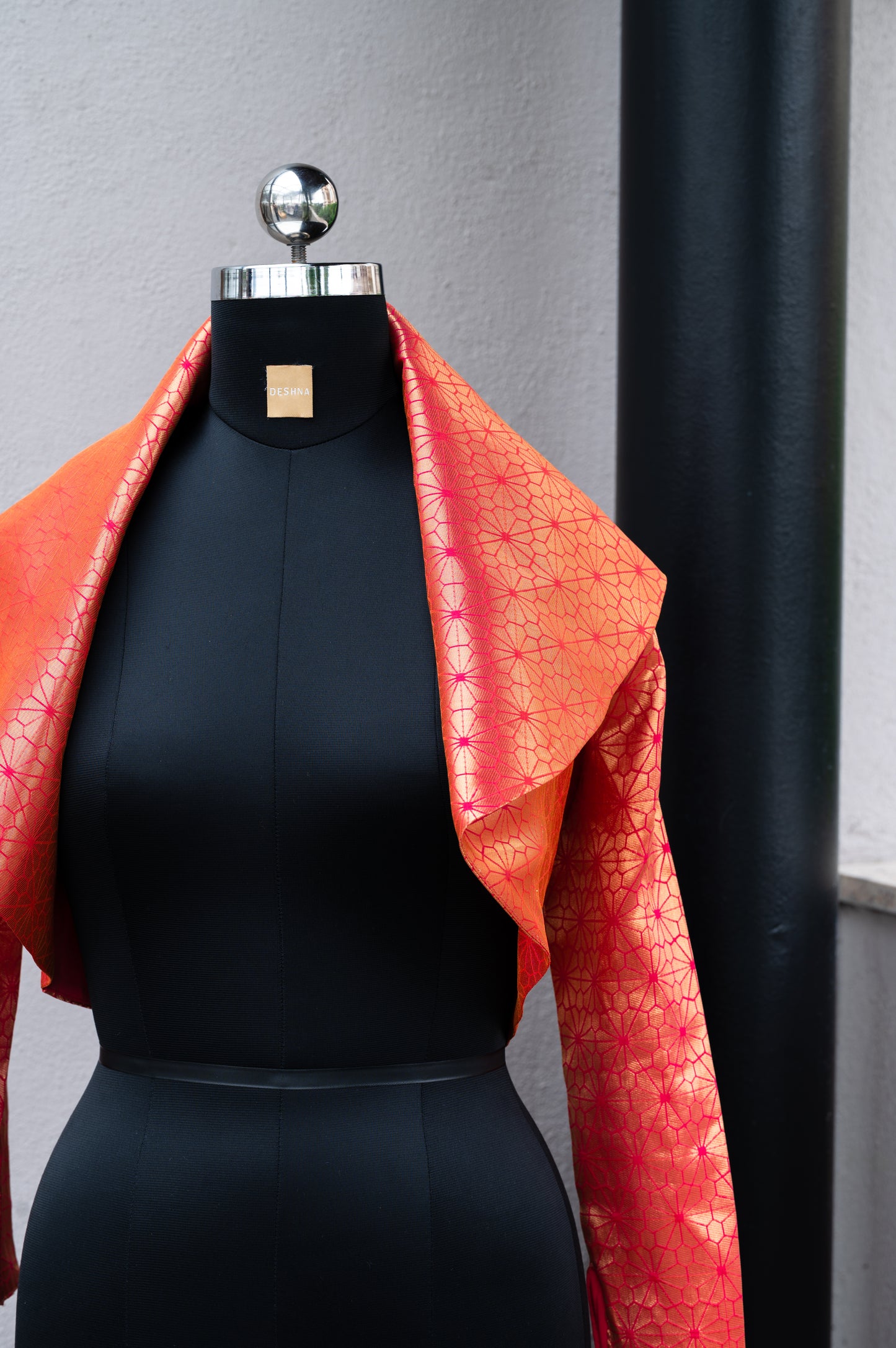 Eterna Orange & Pink Crop Jacket