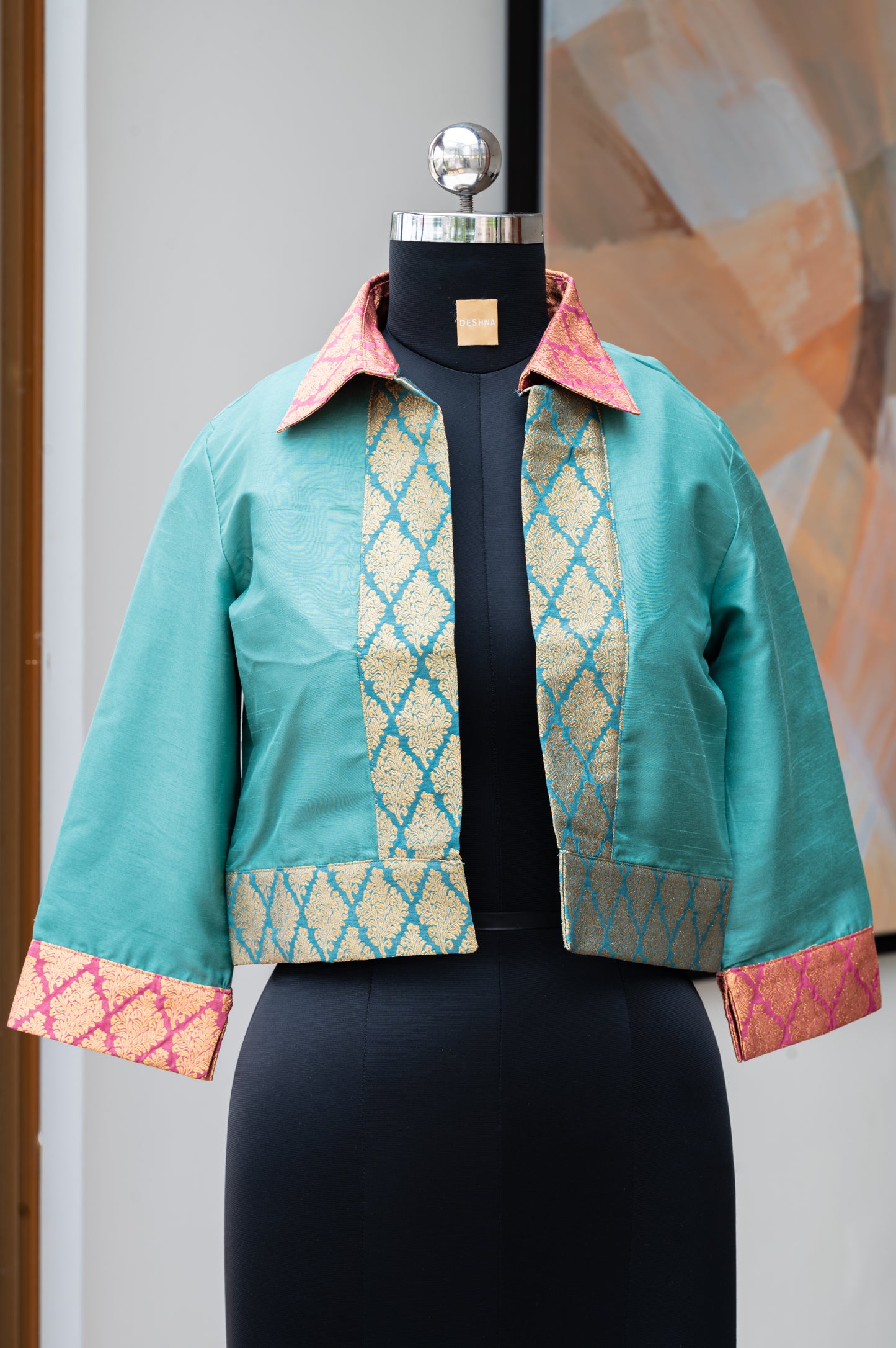 Novelle Aqua Blazer