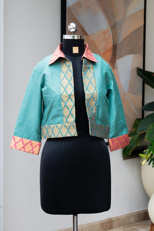 Novelle Aqua Blazer