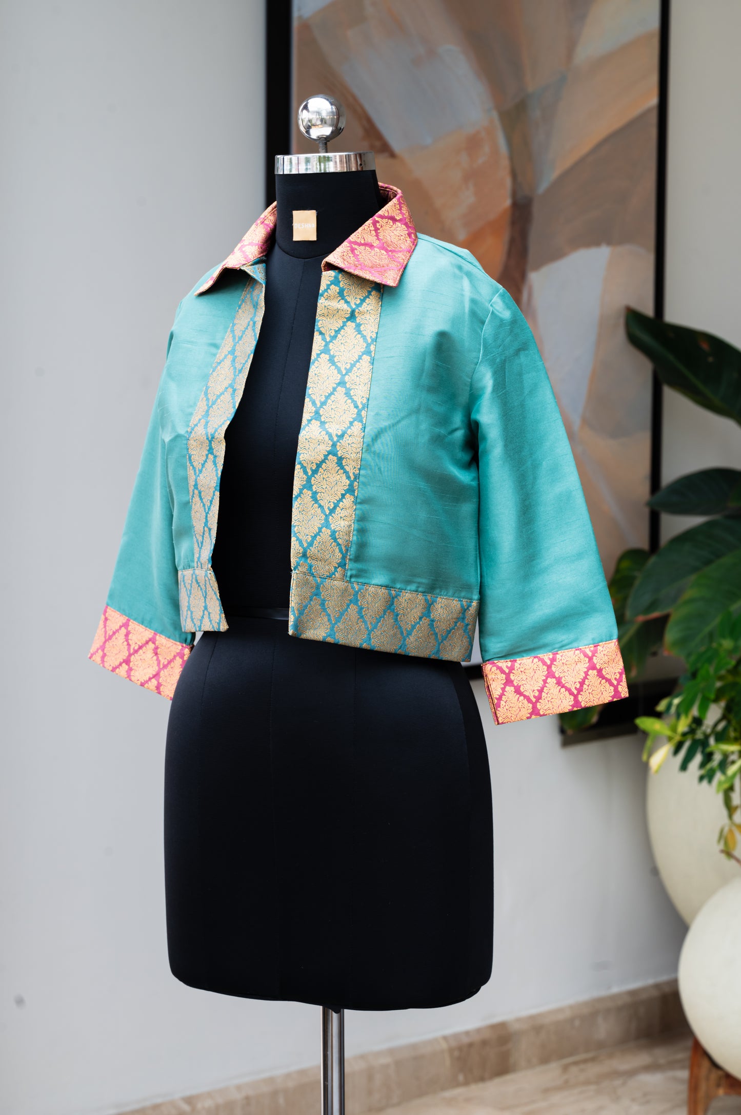 Novelle Aqua Blazer