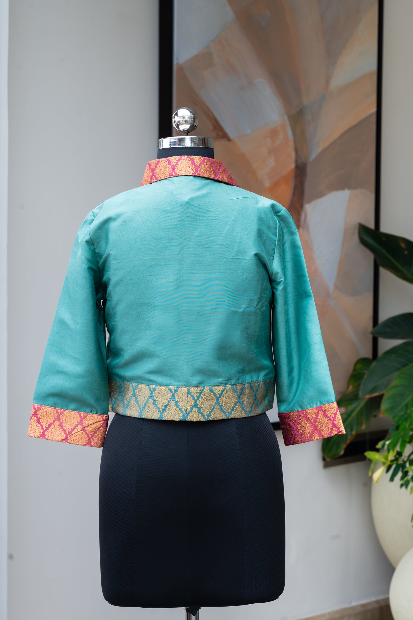 Novelle Aqua Blazer