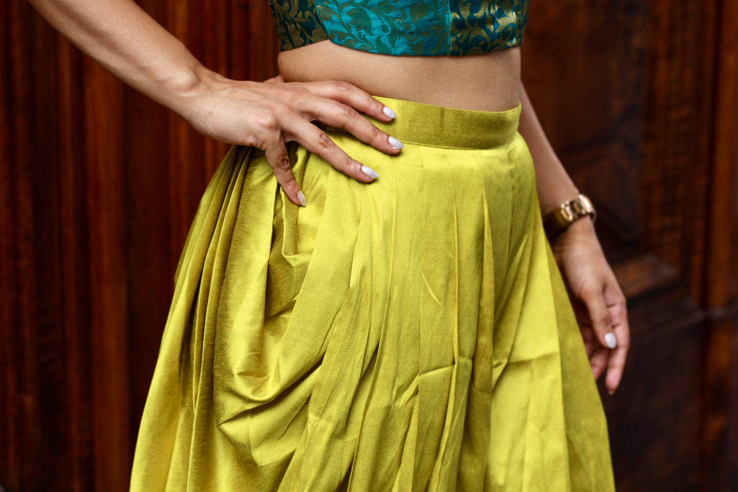 Silk Cotton Dhoti Pants
