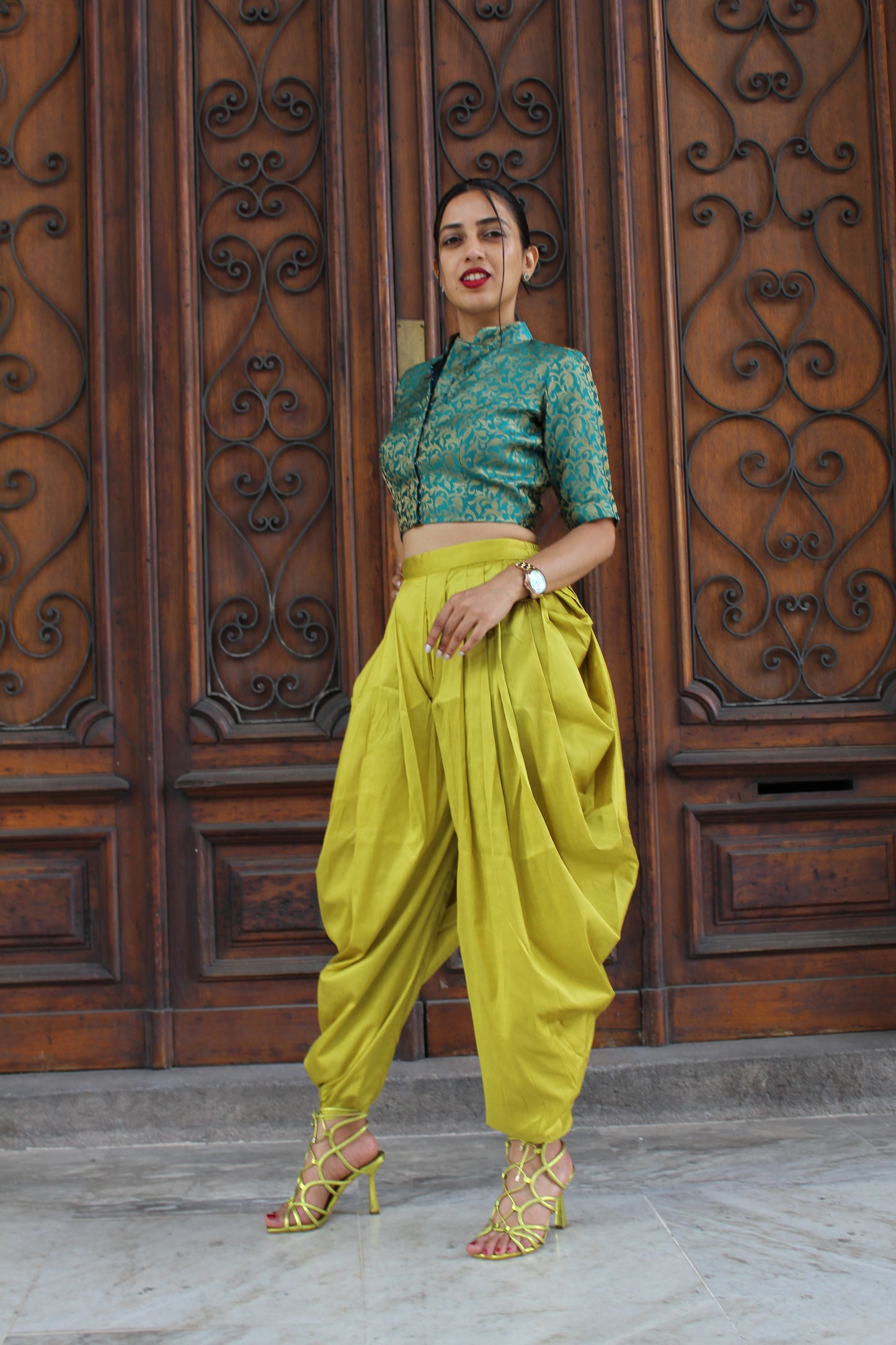 Silk Cotton Dhoti Pants