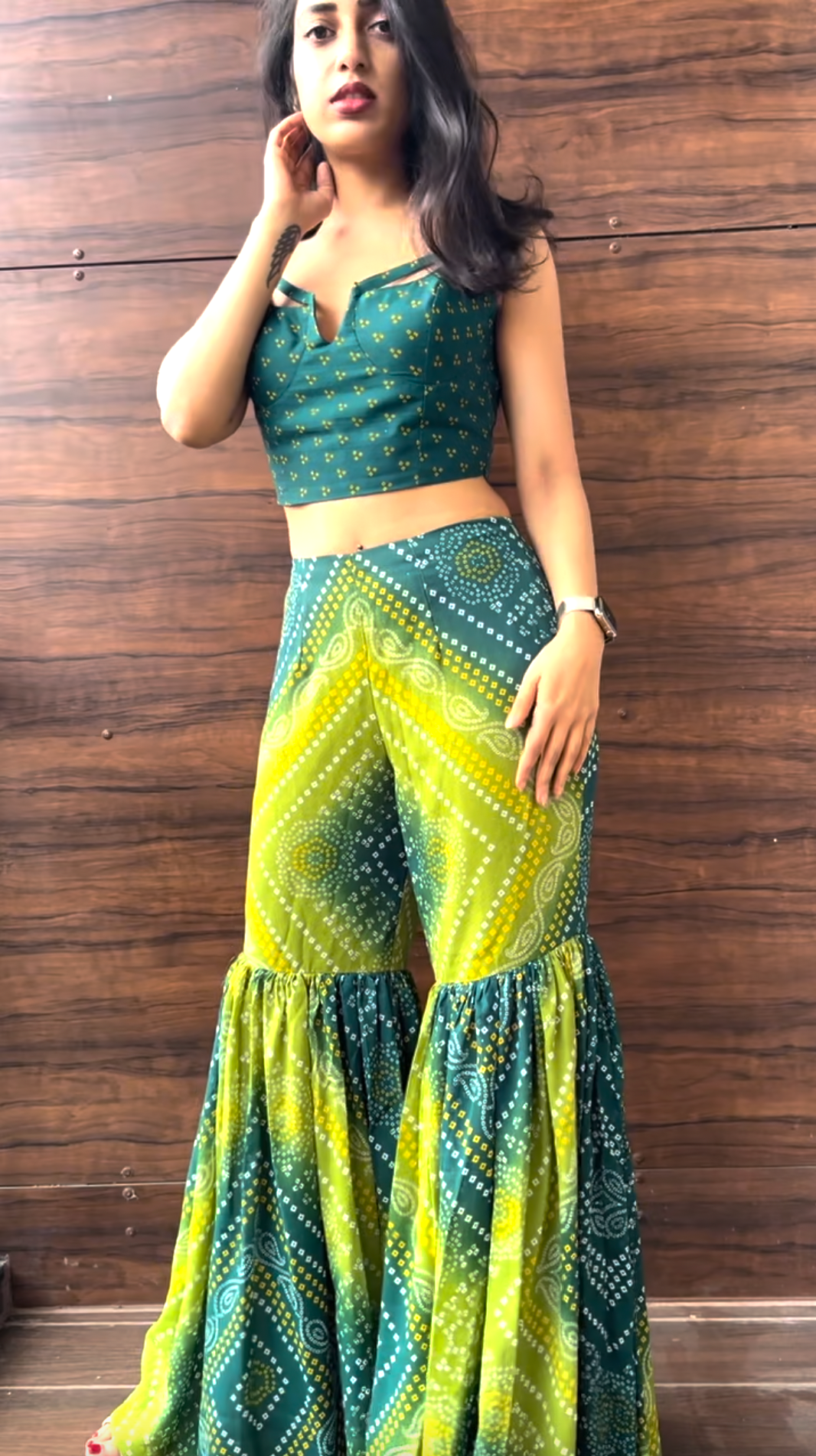 Bandhani Silk Co-ord Set